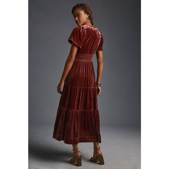 Anthropologie The Somerset Maxi Dress: Velvet Edition, Size XSP NWT - Picture 3 of 16